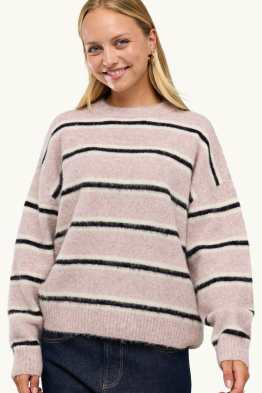 Pullover - gestreift