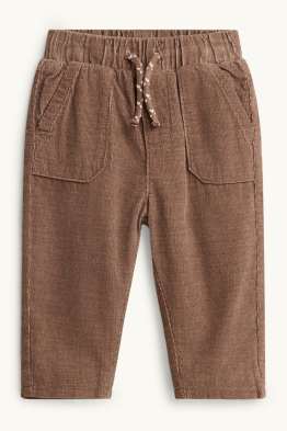 Corduroy babythermobroek