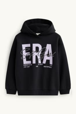 Hoodie mit Strasssteinen