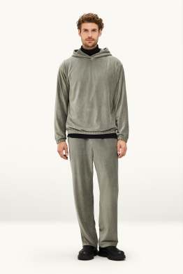 Jogginghose - Relaxed Fit - gerippt