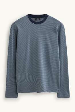 Tricou cu mânecă lungă - relaxed fit - structurat