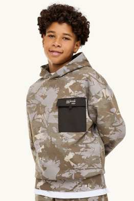 Hoodie - gemustert
