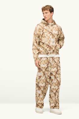 Jogginghose - Relaxed Fit - gemustert