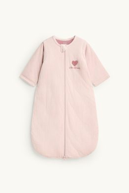 Petit cœur - gigoteuse - 6 à 18 mois - 3,5 TOG - finition côtelée