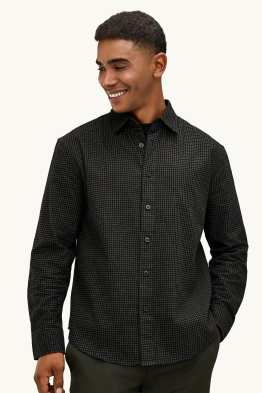 Camisa - relaxed fit - Kent - de quadres