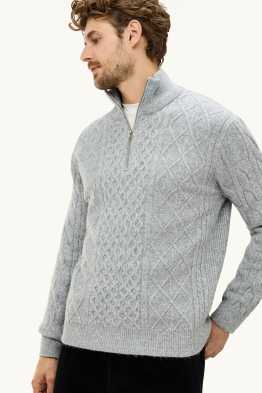 Maglione - motivo treccia