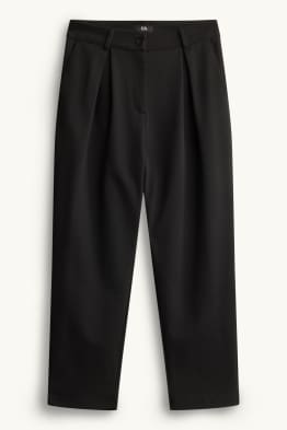 Stoffhose - High Waist - Tapered Fit