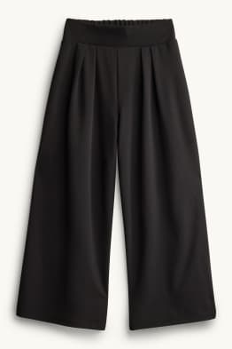 Pantalon - high waist - wide leg
