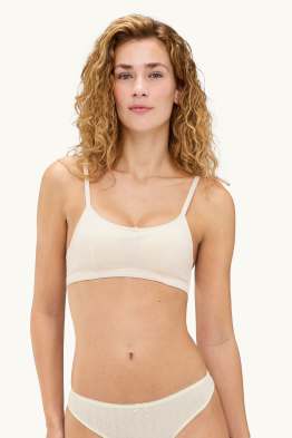 Pointelle bralette - padded