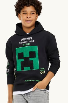 Minecraft - mikina s kapucí
