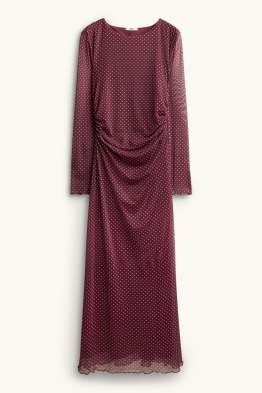 Vestito bodycon - tulle - a pois