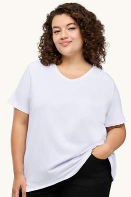 Multipack 2 buc. - tricou cu decolteu în V - LYCRA®