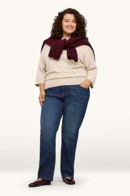 Straight jeans - talie medie - LYCRA®