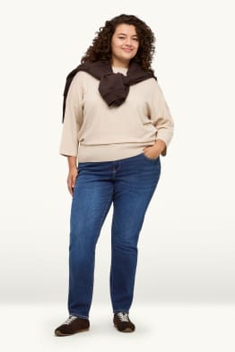 Slim jean - mid waist - jean galbant - LYCRA®