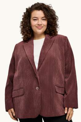Corduroy blazer - curvy fit
