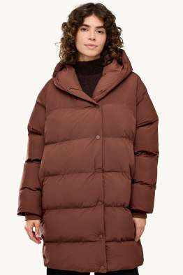 Cappotto trapuntato con cappuccio - idrorepellente