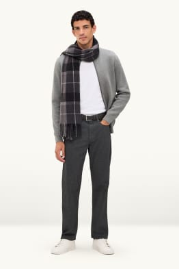 Pantalon avec ceinture - regular fit