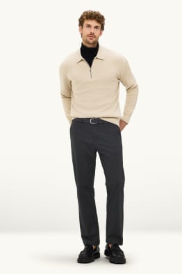 Chino avec ceinture - regular fit