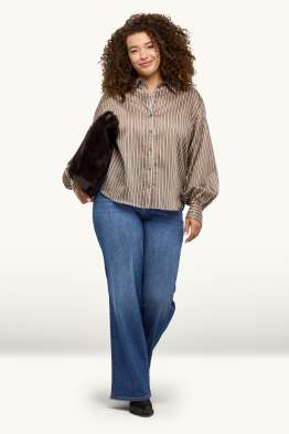 Wide leg jean - high waist - LYCRA® ADAPTIV Fiber