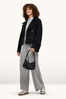 Fine knit joggers