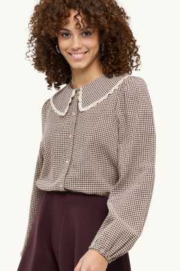 Blouse - geruit