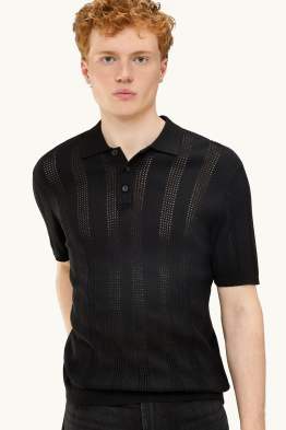 Tricou polo - relaxed fit - cu dungi