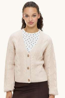 Cardigan - motivo treccia