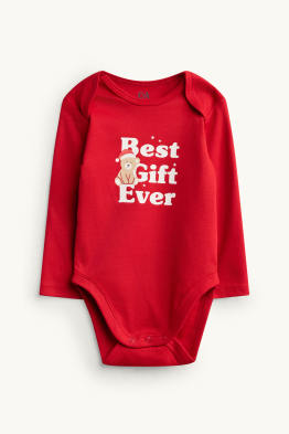 Ours en peluche - body de Noël bébé