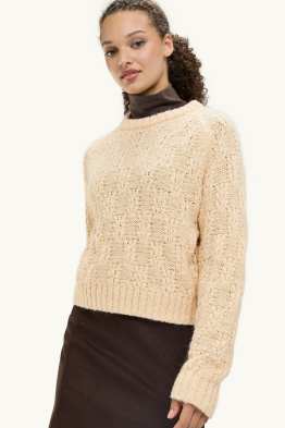 Maglione - motivo a treccia