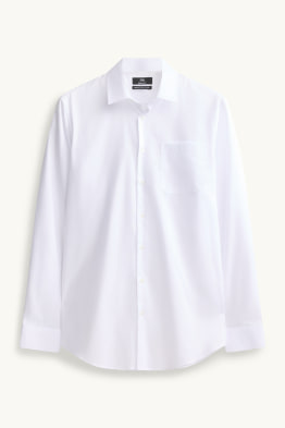 Chemise de bureau - regular fit - col kent - facile à repasser