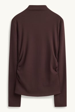 Tricou cu mânecă lungă - slim fit