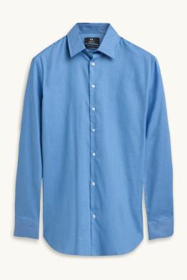 Chemise de bureau - regular fit - col kent - facile à repasser