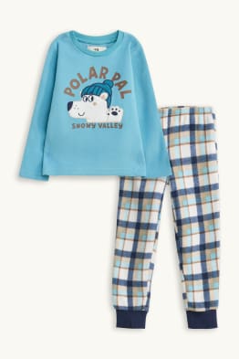 Ours polaire - pyjama en polaire - 2 pièces