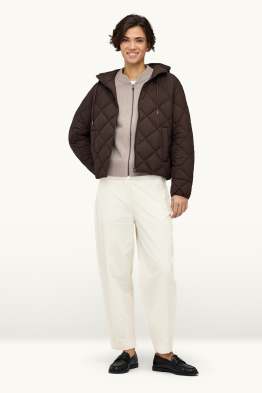 Cordhose - High Waist - Barrel Leg - LYCRA ®