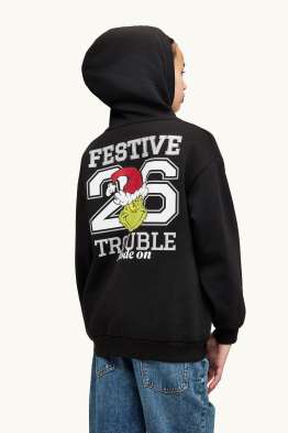 Le Grinch - sweat à capuche de Noël - effet brillant