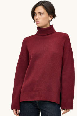 Pull à col roulé