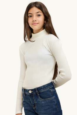 Multipack 2er - Rollkragenpullover - gerippt