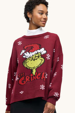 Weihnachtspullover - Der Grinch