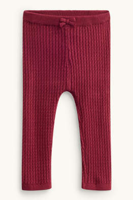 Leggings per neonati - a coste