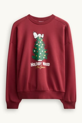 Oversized-Weihnachts-Sweatshirt - Snoopy