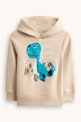 Dinosaur - hoodie - shiny