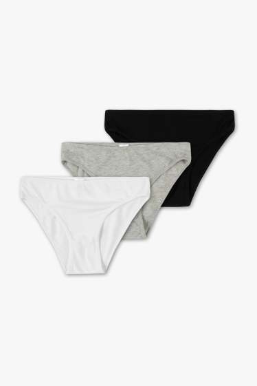 Kinder Mädchen - Multipack 3er - Slip - weiß