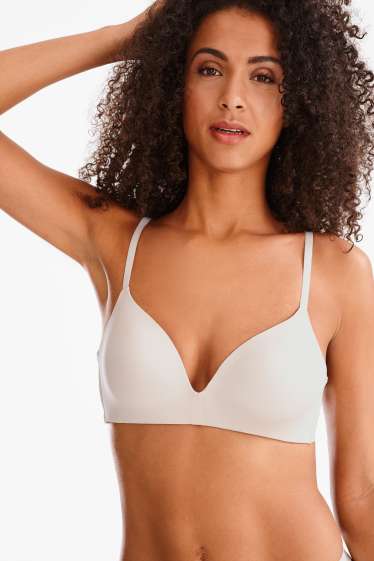 Femmes - Soutien-gorge sans armatures - ampliforme - blanc