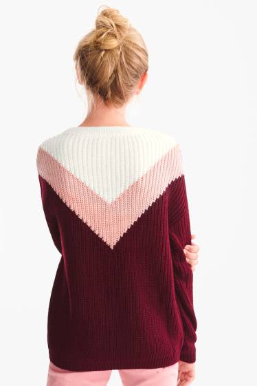 Enfants filles - Pull - bordeaux