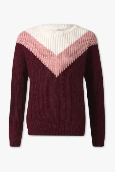Enfants filles - Pull - bordeaux