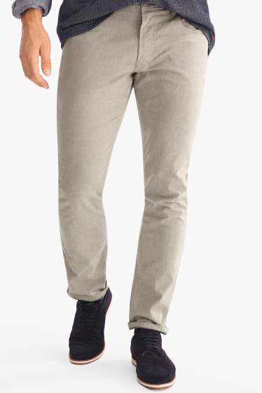 Herren - Hose - Regular Fit - taupe