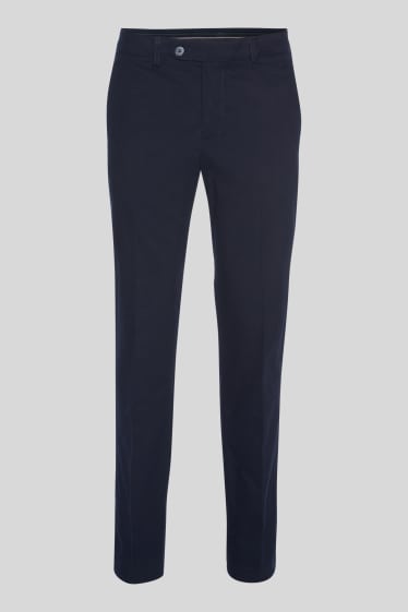 Heren - Chino - Regular Fit - donkerblauw