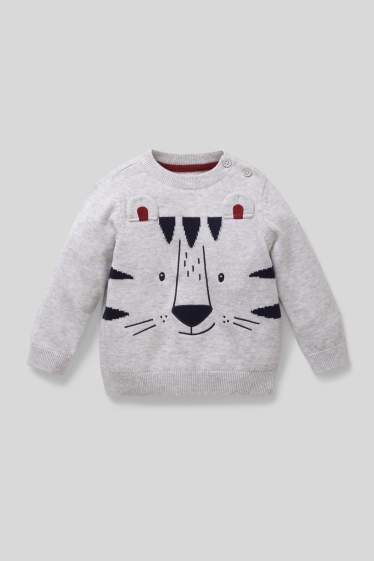 Baby Boys - Baby jumper - light gray-melange