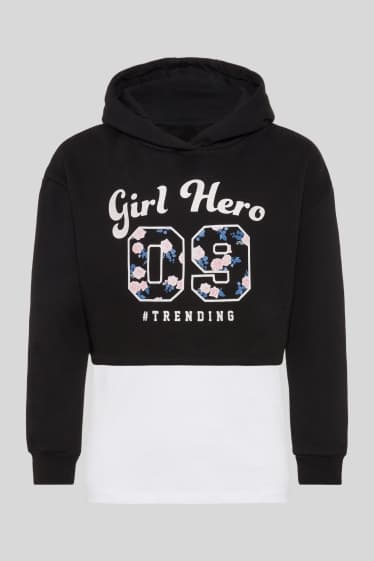 Kinder Mädchen - Set - Sweatshirt und Top - 2 teilig - dunkelblau