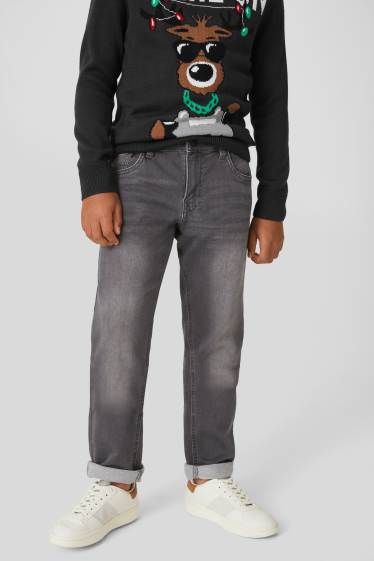 Enfants garçons - Slim jean - jog denim - jean gris